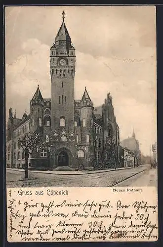 AK Berlin-Köpenick, Neus Rathaus