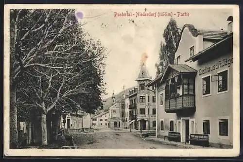 AK Niederdorf /Pustertal, Gasthaus d. Fr. Jäger