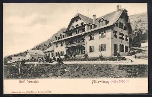 AK Plätzwiesen, Hotel Dürrnstein, Alois Pahler