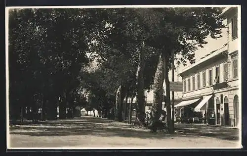 AK Levanto, Strassenpartie mit Geschäft