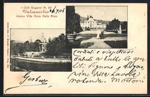 AK Valsanzibio, I Colli Euganei N. 20, Interno Villa Donà Dalle Rose