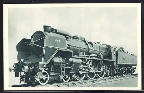 AK Chemin de fer du Nord, Locomotive Pacific, französische Eisenbahn