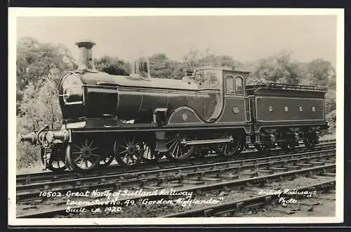 AK Locomotive No. 49 Gordon Highlander, englische Eisenbahn