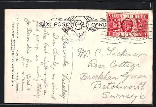 Künstler-AK Auto fährt einen Mann an