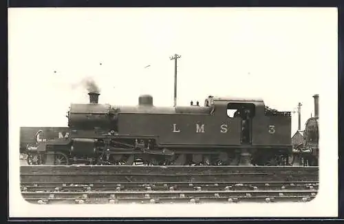 Foto-AK Dampflokomotive No. 3 LMS, englische Eisenbahn