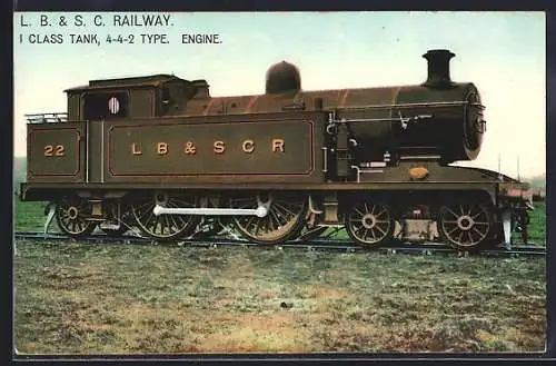 AK LB & SC Railway, I Class Tank Engine No. 22, englische Eisenbahn