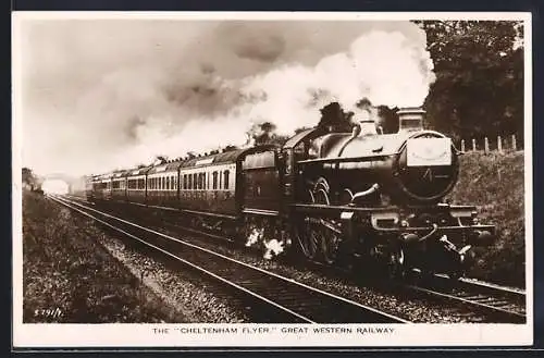 AK The Cheltenham Flyer der Great Western Railway, Englische Eisenbahn