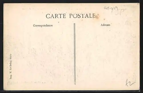 AK Albert, Passage d`un train Anglais en gare, englische Eisenbahn