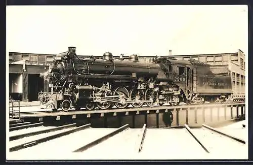 Foto-AK Dampflokomotive No. 2900 Canadian Pacific, Eisenbahn