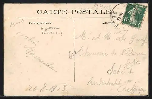 AK Suresnes, Zeppelin, Panorama