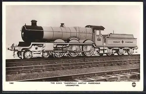 AK GWR Caerphilly Castle Passenger Locomotive, englische Eisenbahn
