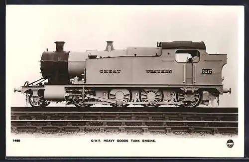 AK GWR Heavy Goods Tank Engine No. 5217, englische Eisenbahn