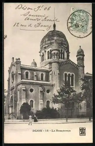 AK Dijon, La Synagogue