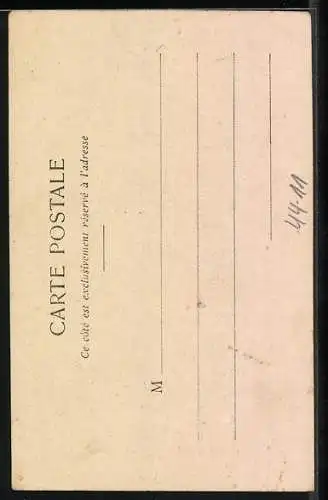 AK Herzdame mit Spielkarten