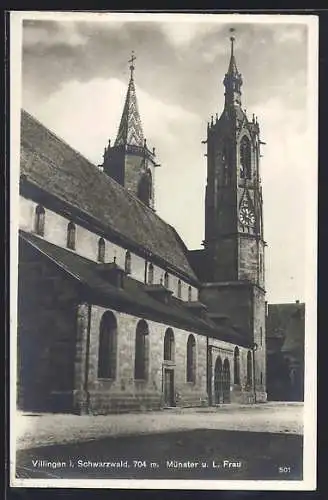 AK Villingen / Baden, Münster Unserer Lieben Frau