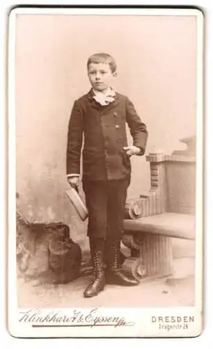 Fotografie Klinkhardt & Eyssen, Dresden, Pragerstr. 26, Porträt eines Jungen mit Mütze