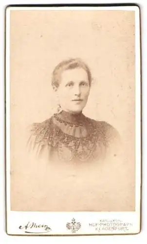Fotografie Alois Beer, Klagenfurt, Porträt einer Dame