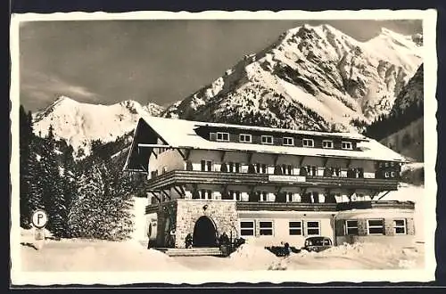 AK Mittelberg, Sporthotel Baad im Schnee mit Zwölfer- und Elferkopf