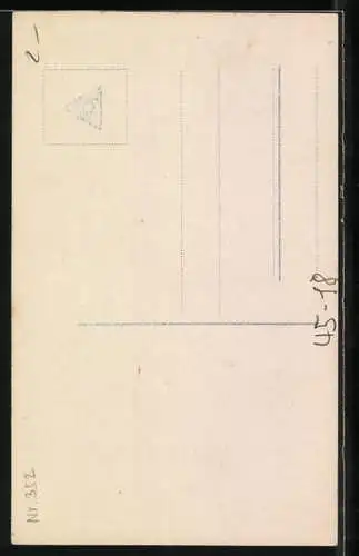 AK Liebespaar beim rudern