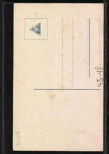 AK Liebespaar im Ruderboot