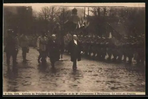 AK Strasbourg, Arrivée du Président de la République
