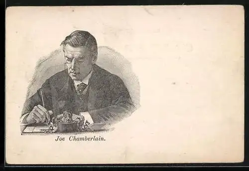 AK Britischer Politiker Joe Chamberlain