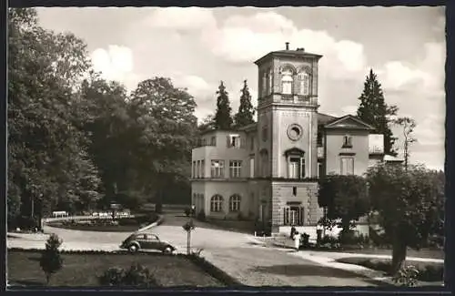 AK Gailingen, Schloss Rheinburg, Kuranstalt Dr. Schmieder