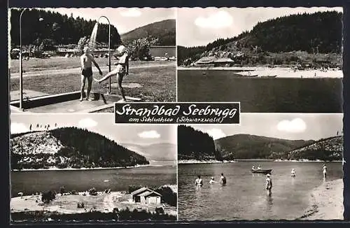 AK Seebrugg am Schluchsee, Strandbäder Seebrugg u. Faulenfürst
