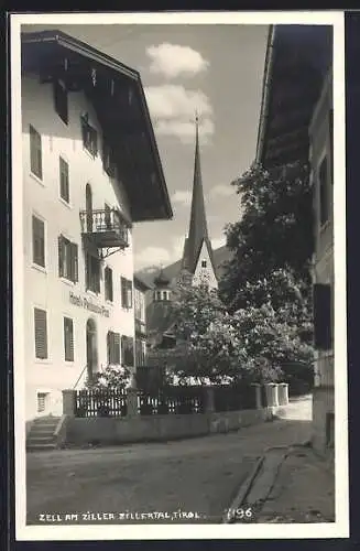 AK Zell am Ziller, Strassenpartie
