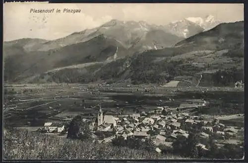 AK Piesendorf im Pinzgau, Teilansicht mit Kirche