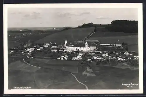AK Dorfbeuern, Michaelbeuern, Fliegeraufnahme
