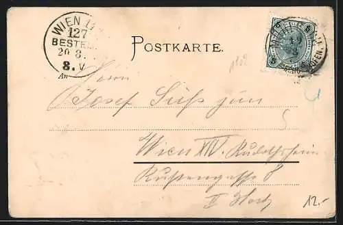 AK Mühlbach bei Bischofshofen, Ortspartie mit Kirche