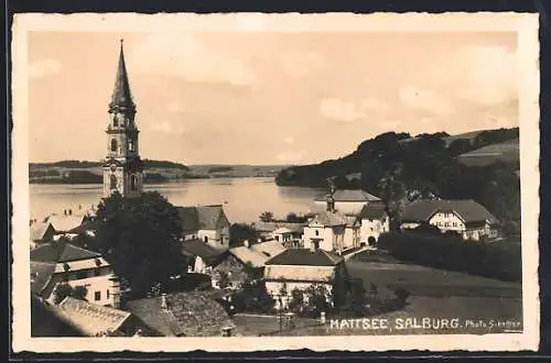 AK Mattsee, Teilansicht mit Kirche