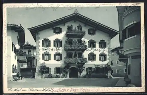 AK Lofer, Partie am Gasthof zur Post