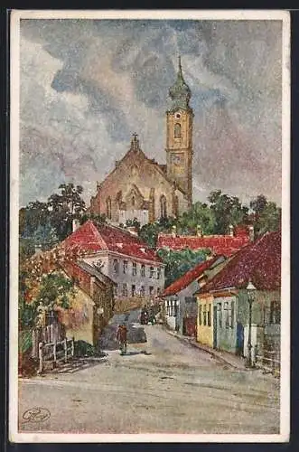 AK Mistelbach /Niederösterreich, Kirchengasse