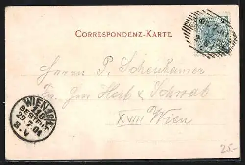 AK Engelhartstetten, Gruss aus Schlosshof, K. u. K. Militär-Reit- und Fahrlehrer-Institut