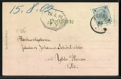 AK Scheibbs /N.-Ö., Gesamtansicht mit Bergblick