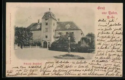 AK Baden /N.-Oe., Schloss Doblhof