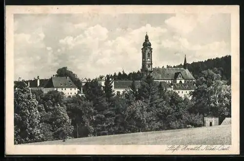 AK Zwettl, Ansicht vom Stift Zwettl