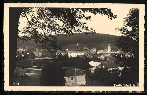 AK Purkersdorf /N.-Ö., Totalansicht aus der Vogelschau