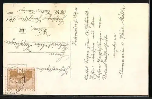 AK Purkersdorf /N.-Ö., Ortsansicht von einer Wiese aus