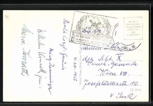 AK Hardegg /N.-Oe., Blick auf Riegersburg