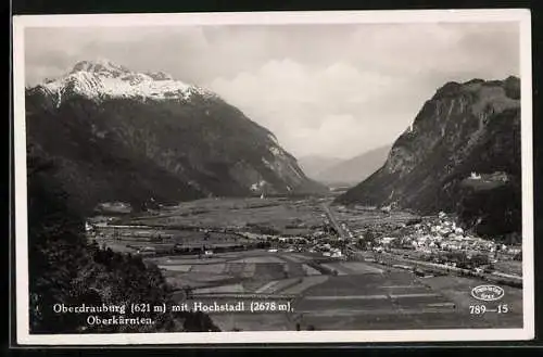 AK Oberdrauburg /Oberkärnten, Ortsansicht mit Hochstadl
