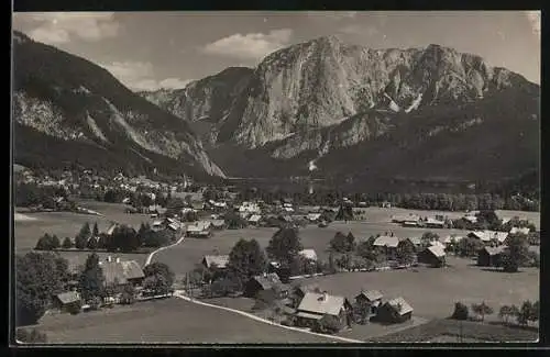 AK Altaussee, Ortsansicht mit der Trisselwand