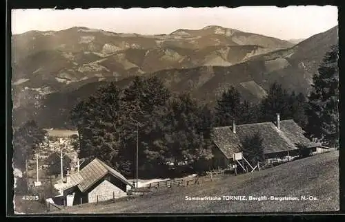 AK Türnitz /N.-Oe., Blick auf die Bergstift-Bergstation