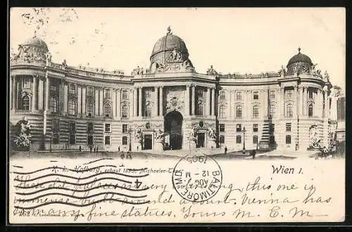 AK Wien, Michaeler-Thor der K. k. Hofburg