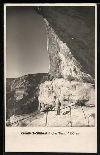 AK Grünbach, Gasthaus Karnitsch-Stüberl, Hohe Wand