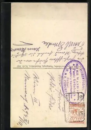 AK Grünbach, Gasthaus Karnitsch-Stüberl, Hohe Wand