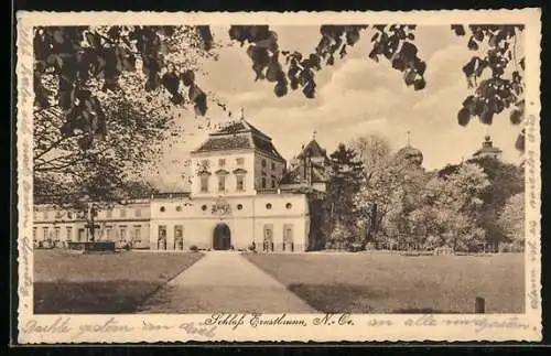 AK Ernstbrunn, Blick auf das Schloss