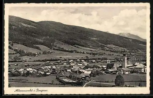 AK Altenmarkt i. Pongau, Teilansicht mit Kirche